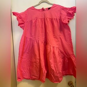 Who What Wear Hot pink shift dress